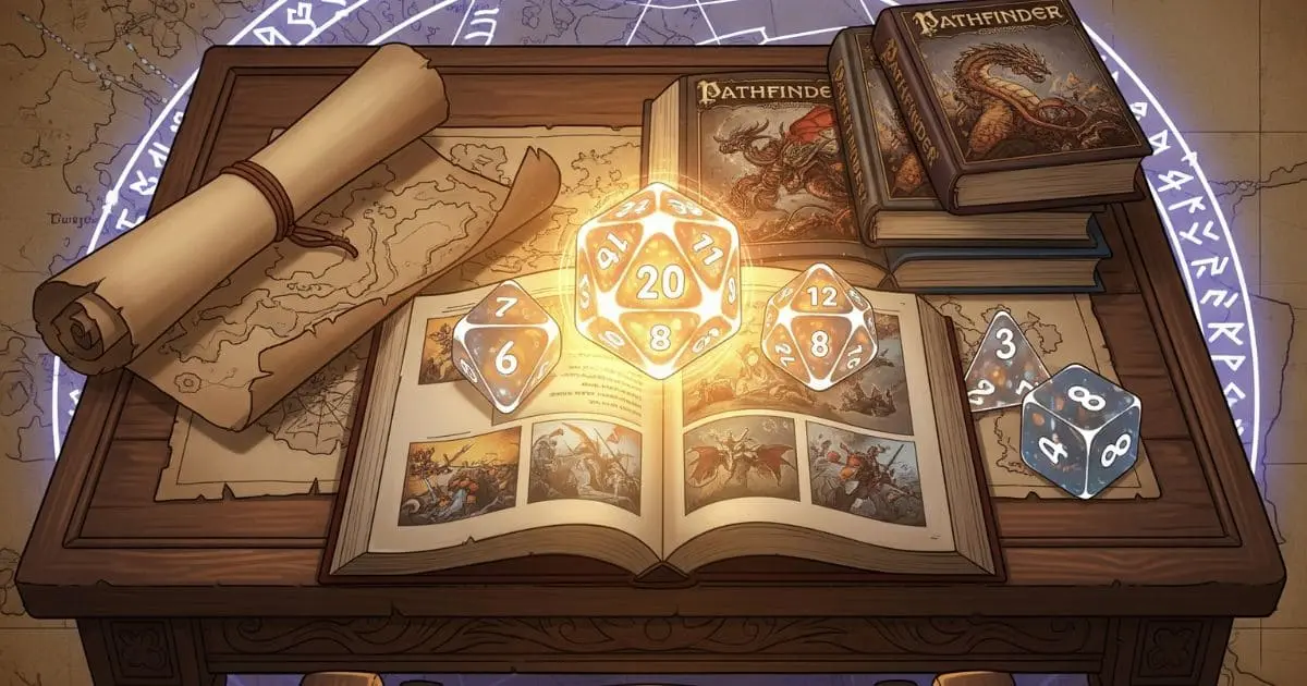 Pathfinder 2e encounter visualization showing party vs monsters